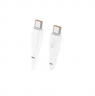 Кабель HOCO X93 Type-C+Type-C 2м 3A/100W /белый/