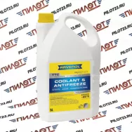 Антифриз желтый Ravenol TTC готовый к применению 5л