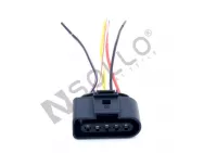Корпус плоского разъема с проводами Sollo 02U90150