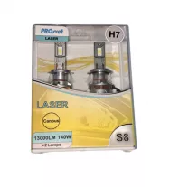 Лампа светодиодная головного света PROSVET S8 H7 140W 12-24V 13000Lm 5500K Laser Canbus (2шт.)SD156