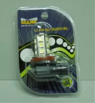 Лампа светодиодная LED Маяк 12V H9 18SMD белая