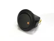 Переключатель MIRS-101E-8C/D клавишный 12V 16A on/off желтый 