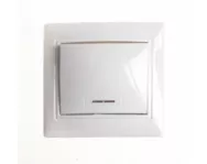 Выключатель 1 кл. с индикатором 10А белый "Венера" SBE-01w-10-SW1-1-c