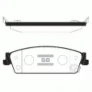 Колодки тормозные SANGSIN BRAKE SP1563