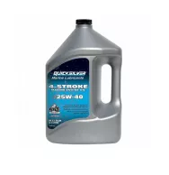 Масло моторное минеральное QUICKSILVER 4-Stroke Marine Engine Oil SAE 25W-40, 4л