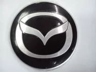 Стикер для а/м MAZDA D-54 алюминиевый сферический (на двухстороннем скотче) 