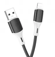Кабель BOROFONE BX79 USB+Apple 1м 2.4 A /черный/