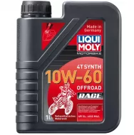 Liqui Moly Масло моторное синтетическое Motorbike 4T Synth Offroad Race SL 10W-60 1л