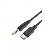 Кабель BOROFONE BL18 AUX+Type-C 1м /черный/