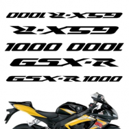 Наклейки GSXR1000 - decals GSXR1000 CRAZY IRON