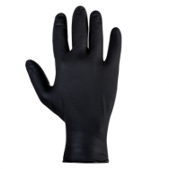 Перчатки JETA PRO JSN NATRIX нескользящие нитриловые, черный, размер S (25 пар)