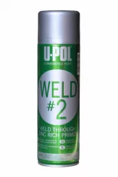 Грунт U-POL WELD#2 WELD/AL провариваемый, с цинком аэрозоль 450мл