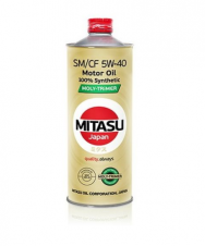 Масло моторное синтетическое Mitasu MJ-M121 MOLY-TRiMER SM 5W40 100% Synthetic (1л)