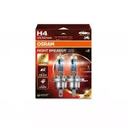 Лампы галогенные Osram EUROBOX H4 12V 60/55W 64193NB220-2HB NIGHT BREAKER +220% (компл. 2шт)
