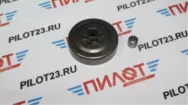 Звёздочка ведущая 3/8-6Т (P350,351 H235,236,240) PRO монолит+подшипник CHAMPION 1000026
