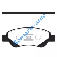 Колодки тормозные дисковые передние SANGSIN BRAKE SP1750