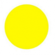 Наклейка "Желтый круг" 15см