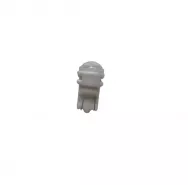 Лампа светодиодная 12V T10-3SMD синяя линза, прозрачная (уп. 50шт)