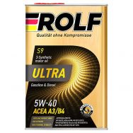 Масло моторное синтетическое ROLF Ultra 5W-40 ACEA A3/B4 API SN/CF 1л
