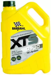 Масло моторное синтетическое (пластик) серая гамма Bardahl XTS 0W30 36133 Petrol&Diesel (5л)