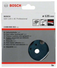 Тарелка шлифовальная для эксцентриковых шлифмашин GEX 125-1 (125 мм; жесткая) Bosch 2608000352