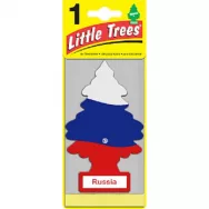 Ароматизатор LITTLE TREES елочка 19974 "Российский флаг" (М)