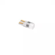 Лампа светодиодная 12V-30V T10, матовый колпачок белая (уп. 25шт)