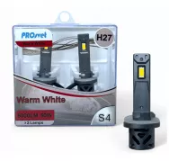Лампы светодиодные головного света PROSVET S4 MINI H27 30W 9-18V 3800K тепл.бел.свет (компл. 2шт)