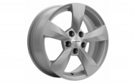 Диски литые Khomen Wheels KHW1504 15/5*100-57.1 ET40 6J (Polo) F-Silver