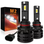 Лампы светодиодные головного света M2 12V HB3 (9005) 9-32V 6000LM (компл. 2шт)