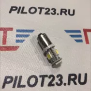 Лампа светодиодная LED Маяк 24V T8 4SMD BA9S (габарит) (5050) белая (уп. 50шт)