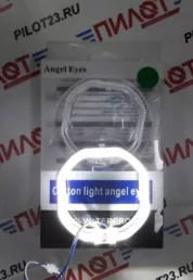 Кольца светящиеся для автофар LED80WP 80мм белые (пара)