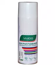 Kраска акрил аэрозоль VESLEE RAL 9003 520мл глянцевая белая