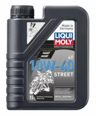 Liqui Moly Масло моторное синтетическое для 4-тактных мотоциклов Motorbike 4T Street SL/SN 10W40 1л