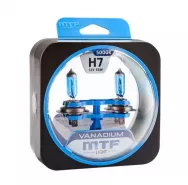 Лампы галогенные MTF VANADIUM H7 12V 55W (компл. 2шт)