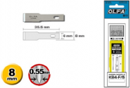 Лезвия OLFA OL-KB4-F/5 лопаточные, для ножа АК-4, 6(8)*35,5*0,55мм
