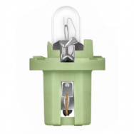 Лампа дополнительного освещения NARVA 17052 BAX 12V 2W(BAX18.5d/1.5) light-green 
