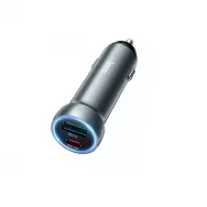 Адаптер HOCO Z54A /металлик/USB+Type-C быстрая зарядка