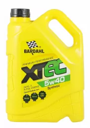 Масло моторное синтетическое (пластик) зеленая гамма Bardahl XTEC 5W40 SN/CF 36343 Petrol&Diesel (5л