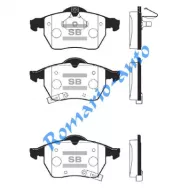 Колодки тормозные SANGSIN BRAKE SP1757