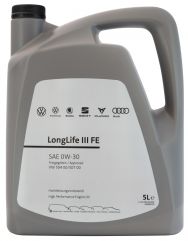 Масло моторное синтетическое Vag Longlife III FE 0W-30 GS55545M4EUR (5л) 