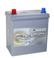 Аккумулятор ULTRA SOLAR 6CT-45 ASIA (п.п.) GREY SMF B19 тонк.кл. с переходником