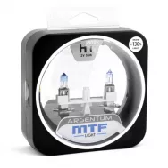 Лампа галогенная MTF ARGENTUM H1,12V 55W +130% (2шт.)