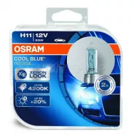 Лампы галогенные Osram EUROBOX H11 12V 55W 64211CBI-HCB PGJ19-2 10X10X1 (компл. 2шт)
