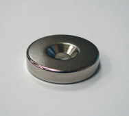 Магнитное кольцо 10х3,5х3,5 NdFeB (с зенк.) 1,2кг