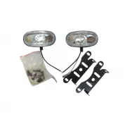 Фары противотуманные DLAA LA-910 W 12V 55A H3 /белые/ корпус металл 82*41*51мм (компл. 2шт)