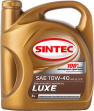 Масло моторное полусинтетическое SINTEC LUXE 5000  SAE 10W40 , API  SL/CF 4л (1*4шт)