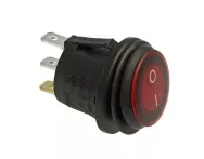 Переключатель: SB040-12V RED IP65 on-off ф20.2mm