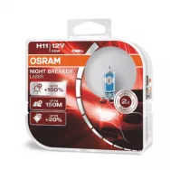 Лампы галогенные Osram EUROBOX H11 12V 55W 64211NL-HCB РGJ19-2 +150% (компл. 2шт)