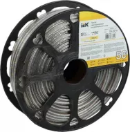 Лента светодиодная LED LSR-2835WW60-4,8-IP67-220В (50м), IEK, теплый белый
